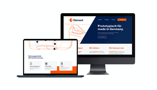 Corporate Website für Element
